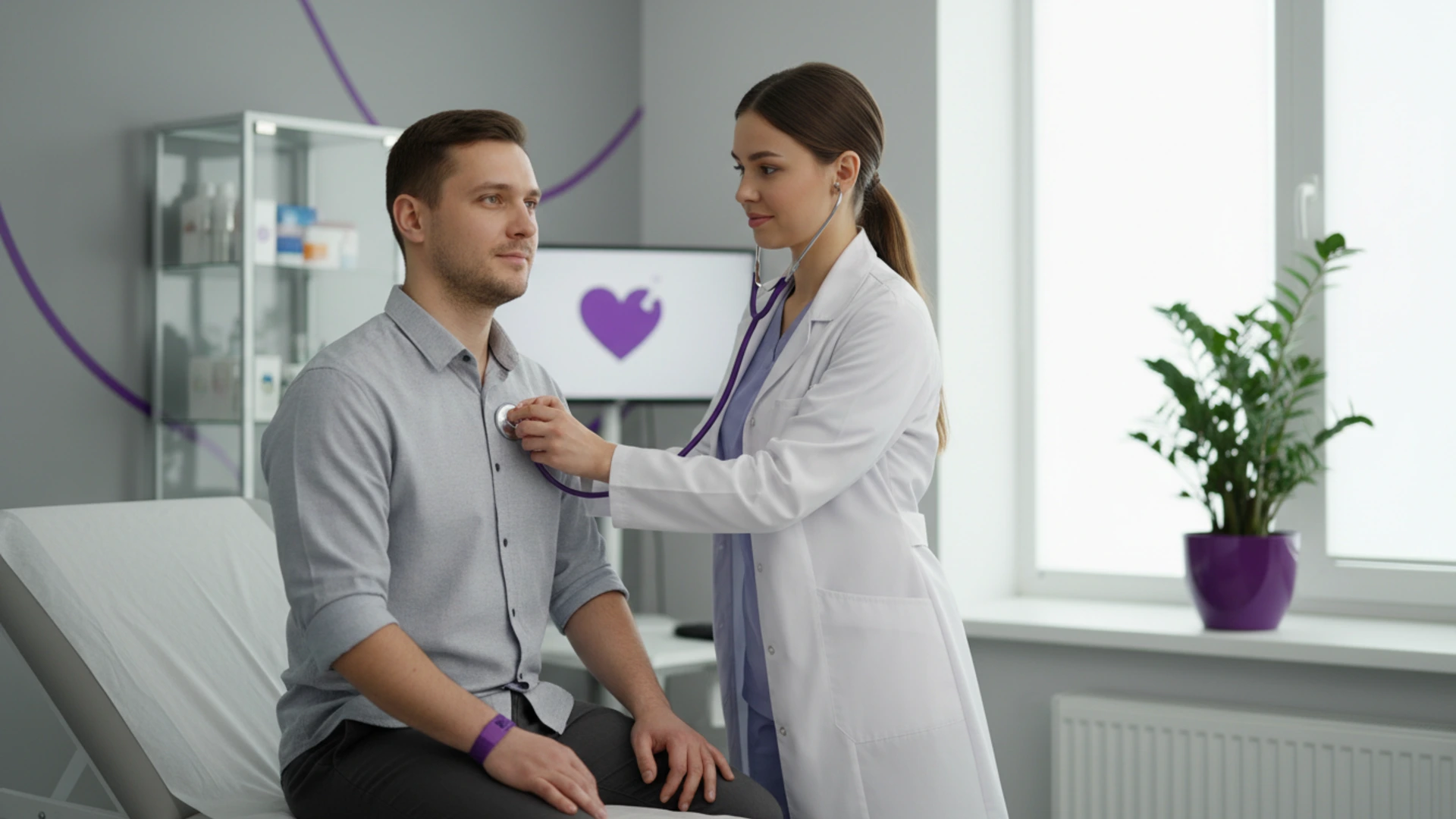 Evaluare medicală de cardiologie în cabinet