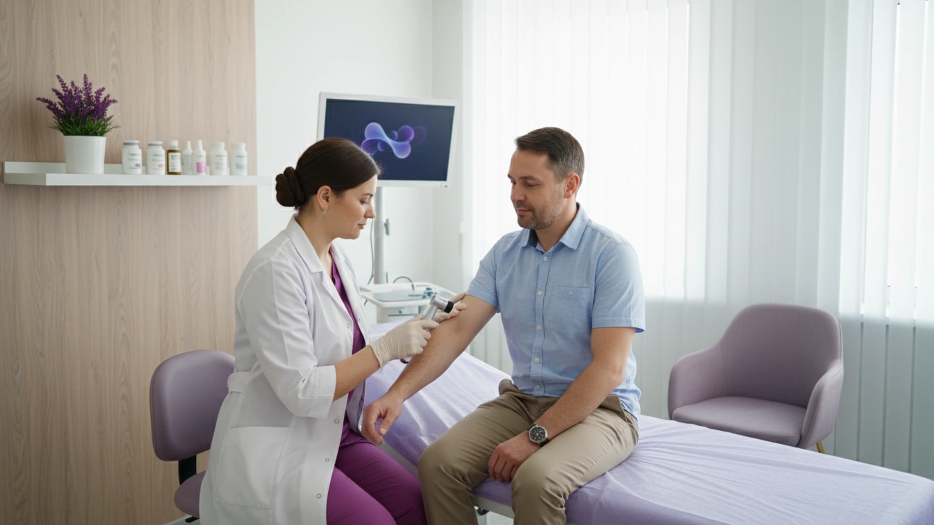 Evaluare medicala de dermato-venerologie in cabinet