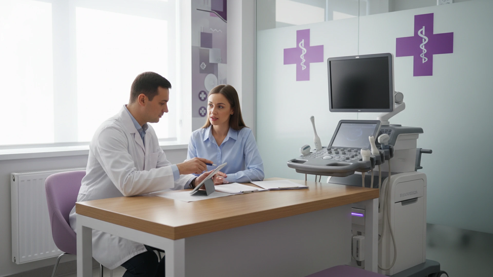 Consultatie de ecografie generală intr-o clinica moderna