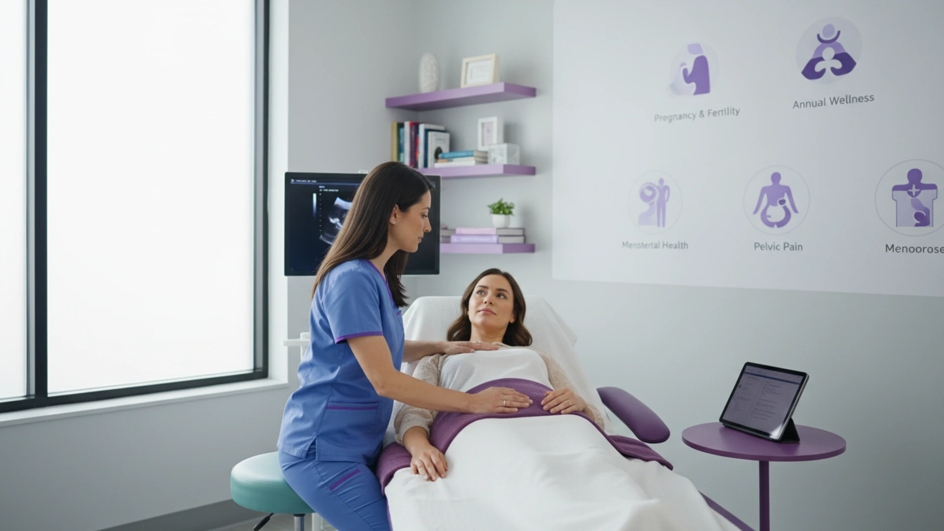 Evaluare medicală de obstetrica și ginecologie în cabinet